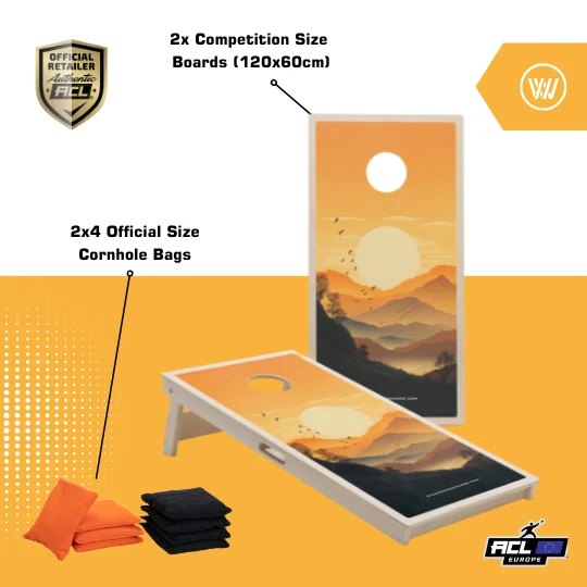 FOOTHILLS - Cornhole Set - 2 ploče / 2x4 vreće