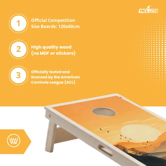 FOOTHILLS - Cornhole Set - 2 ploče / 2x4 vreće
