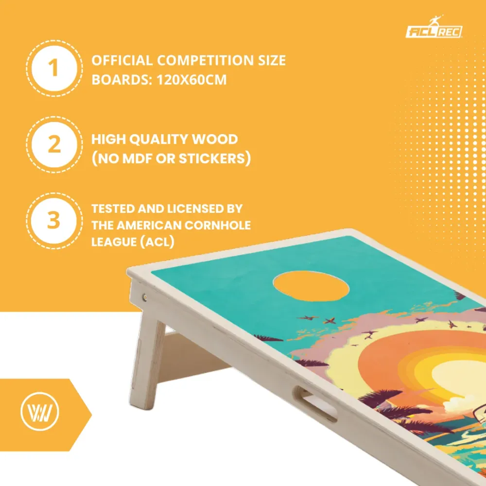 HIPPY - Cornhole Set - 2 ploče / 2x4 vreće