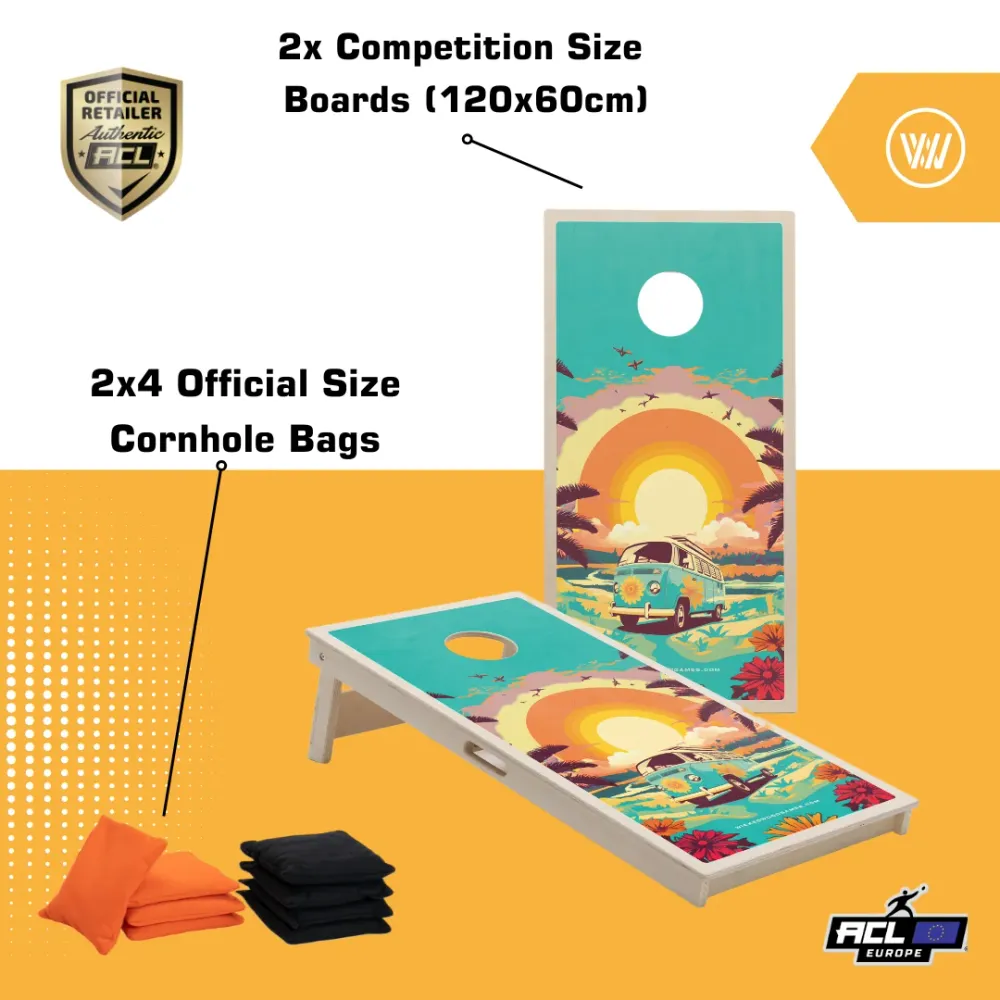 HIPPY - Cornhole Set - 2 ploče / 2x4 vreće
