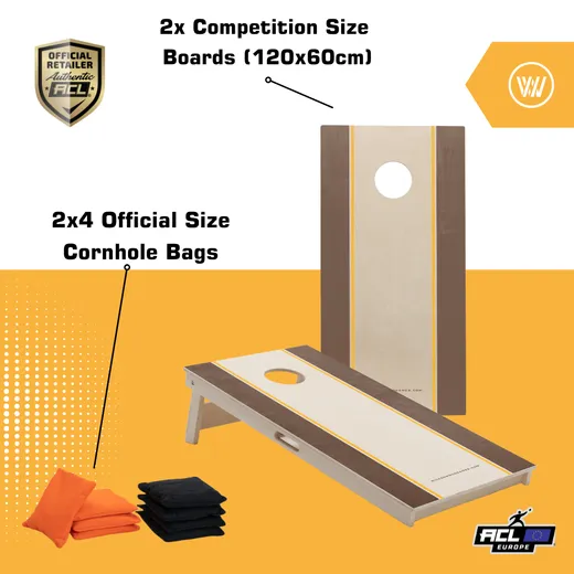 RAILS - Cornhole Set - 2 ploče / 2x4 vreće
