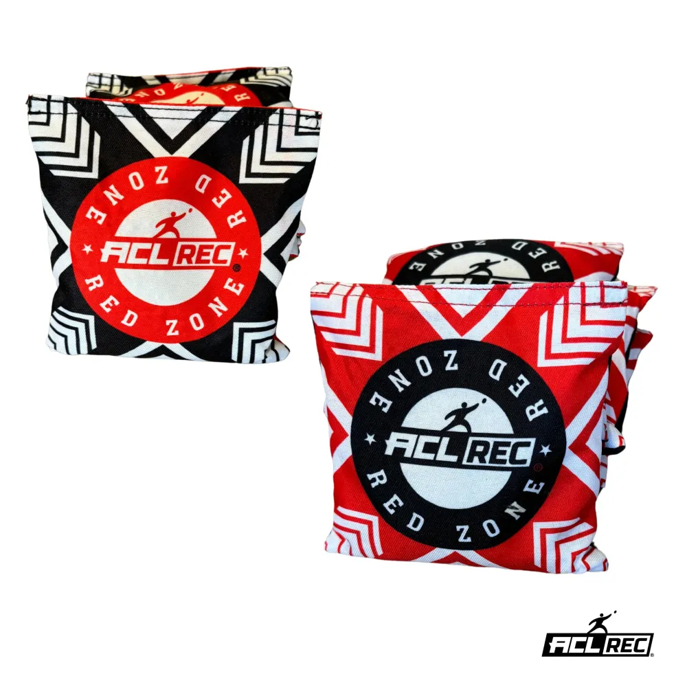 Red Zone Cornhole Bags - 2x4 Bags - 400gr
