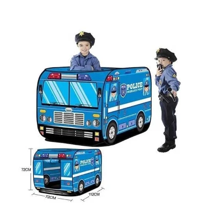 Deciji Sator Policijski Autobus Kucica za Igru
