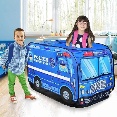 Deciji Sator Policijski Autobus Kucica za Igru