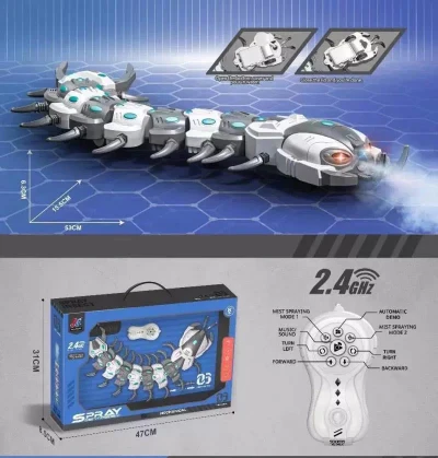 RC Gusenica Robot Igracka na Daljinsko Upravljanje Svetlo Magla