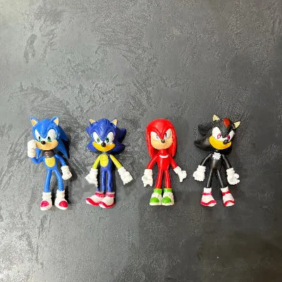 Set Akcionih Figura Sonik Jež - 4 Popularna Junaka