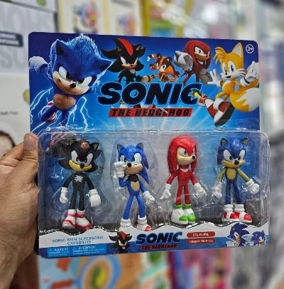 Set Akcionih Figura Sonik Jež - 4 Popularna Junaka