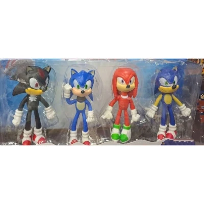 Set Akcionih Figura Sonik Jež - 4 Popularna Junaka