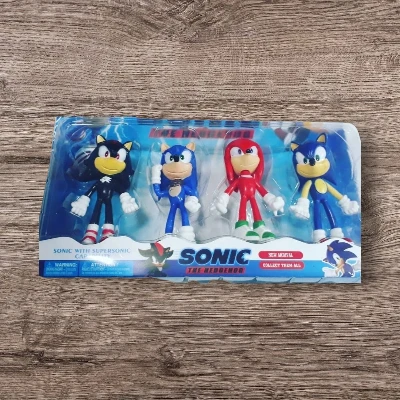 Set Akcionih Figura Sonik Jež - 4 Popularna Junaka