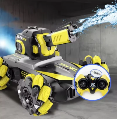 RC Stunt Drift Tenk sa Omni Tockovima i Funkcijom Vodenog Dima