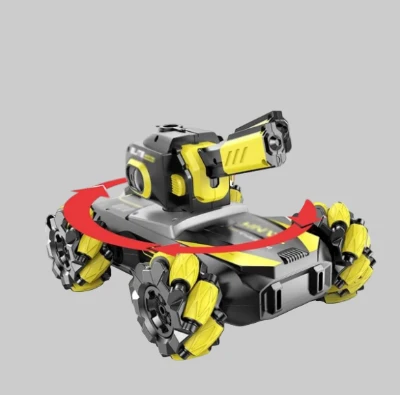 RC Stunt Drift Tenk sa Omni Tockovima i Funkcijom Vodenog Dima