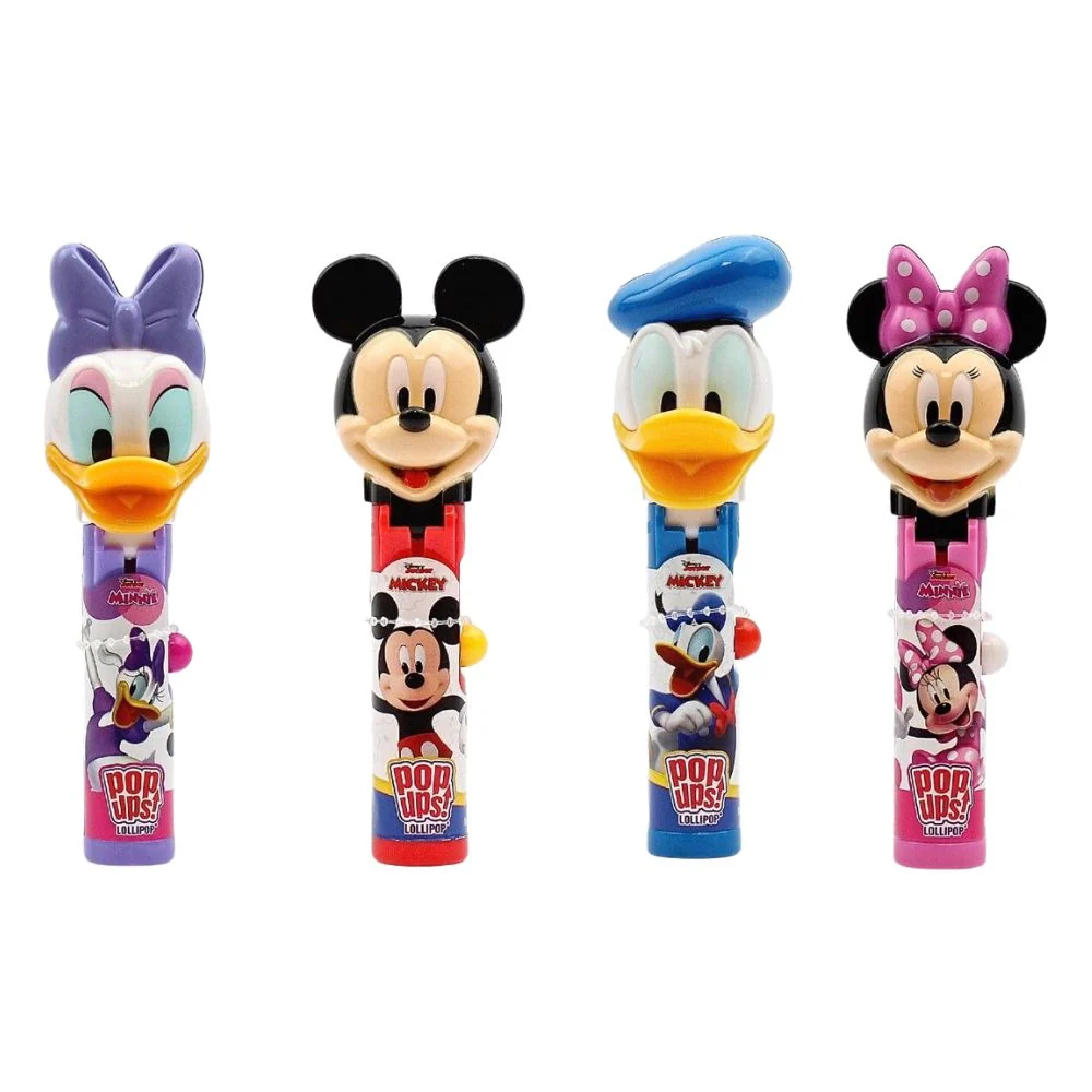 Disney Pop Ups Lollipop, lizalica s okusom jagode i iznenađujućim likom od 10g