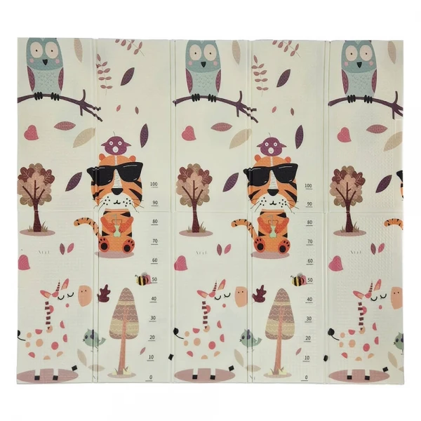 BEBESTARS Dvostrana podloga za igru Jungle 180x200