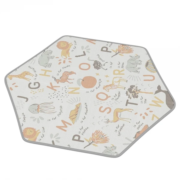 BEBESTARS HEXAGON dvostrana podloga 135x135x1