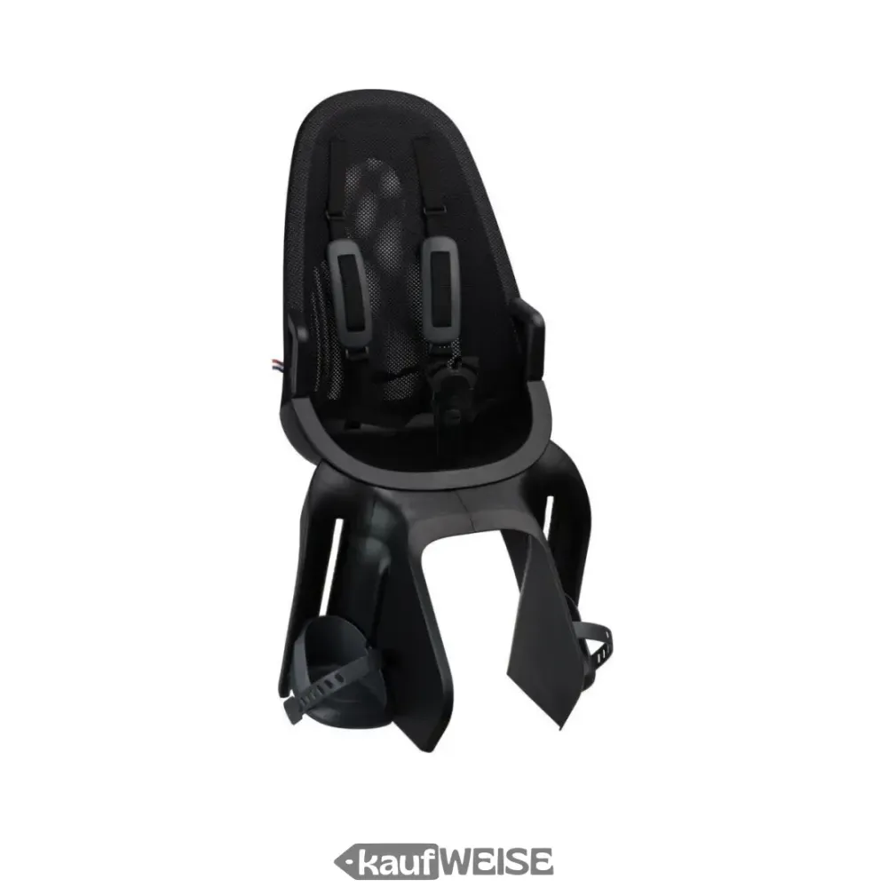 Qibbel Air Maxi Dječja biciklistička sjedalica – Crna, za prtljažnik, 22 kg