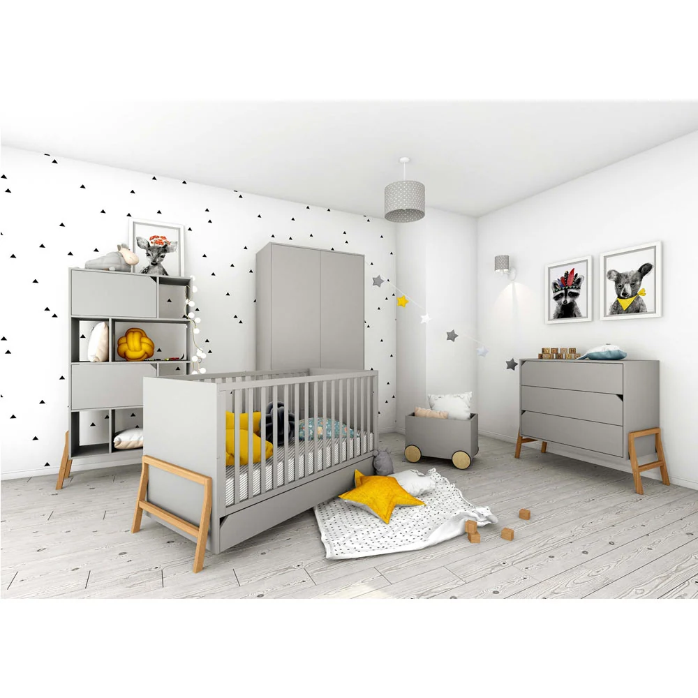 Bellamy dječja soba Lotta - 5 elemenata, grey