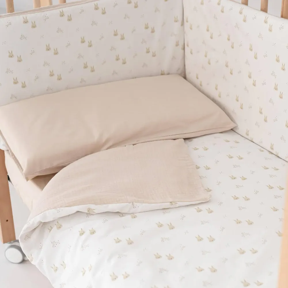 Micuna RABBITS Duvet + Zaštita za glavu (140x70cm)