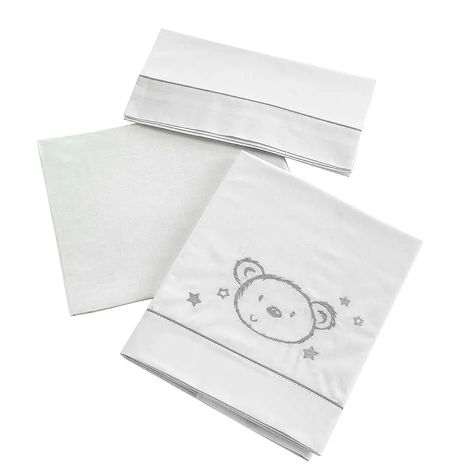 Micuna SWEET BEAR komplet plahte (3 komada 120x60cm)