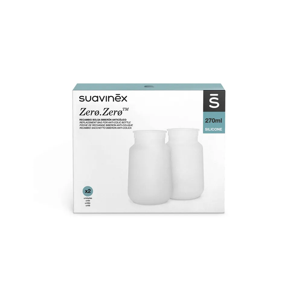 Suavinex Zero.Zero zamjenska vrećica protiv kolika 270 ml (2 kom)