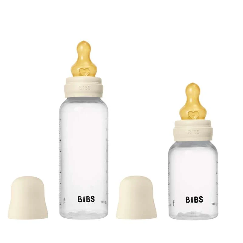BIBS Boca - Grow and Flow Set za sisanje - Plastika - Lateks/Runda - 150 ml./270 ml. - 2-Pak - Slonovač