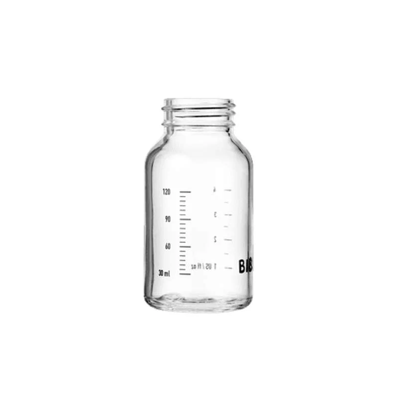 BIBS Boca - Pribor - Mala bočica za sisanje - Staklo - 120 ml.
