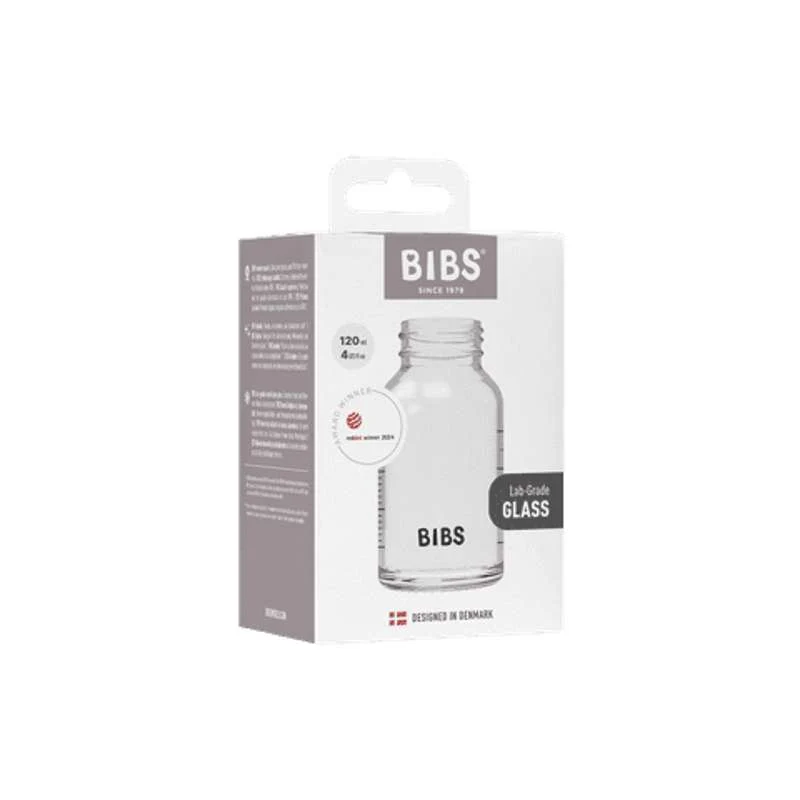 BIBS Boca - Pribor - Mala bočica za sisanje - Staklo - 120 ml.