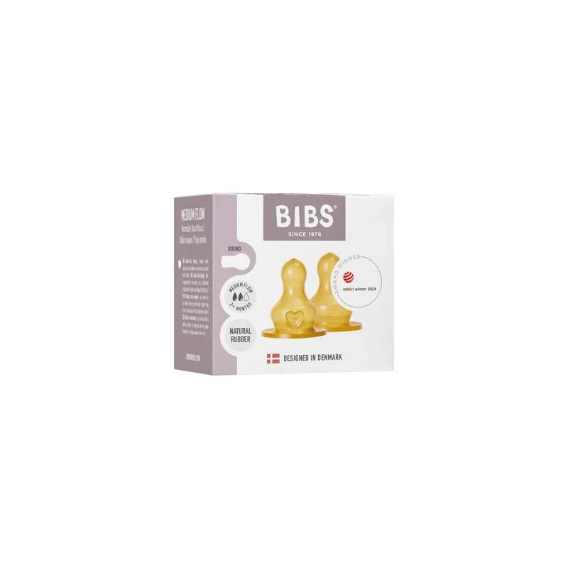 BIBS Boca - Pribor - Sisaljka - Lateks/Okrogla - 2-Pak - Srednji protok