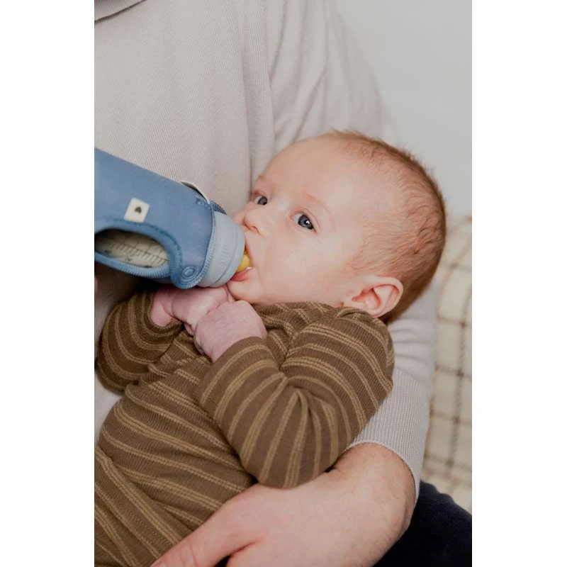 BIBS Boca - Rukav za bocu za sisanje - Velika - 225 ml. - Petrol