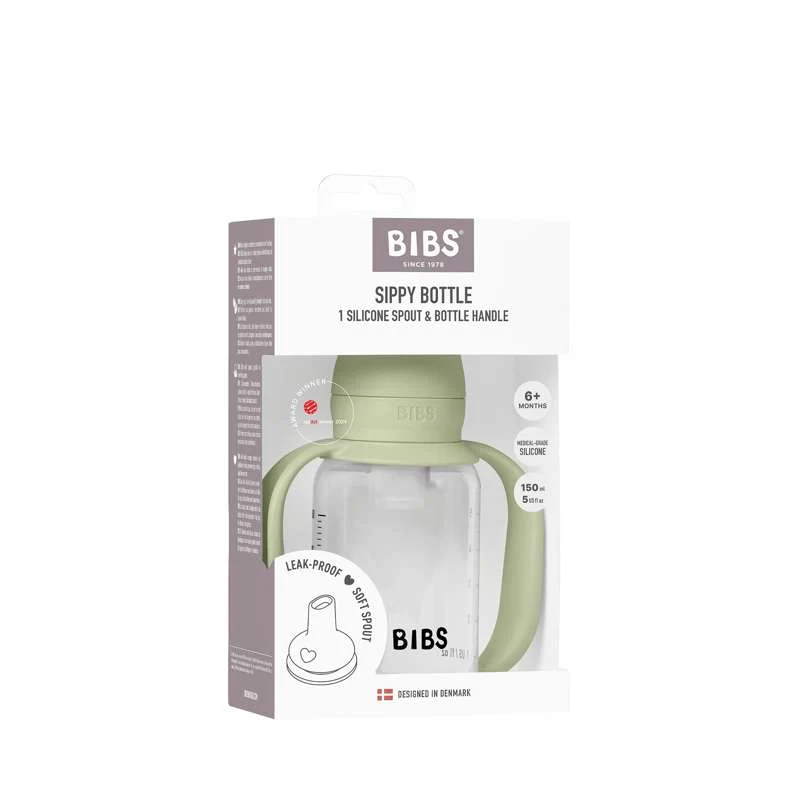 BIBS Boca - Set za cucla - Plastika - Silikon - Sippy - 150 ml. - Salvia