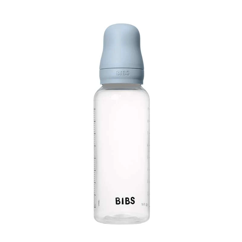 BIBS Boca - Set za cuclanje - Plastika - Lateks/Srednji protok/Okruglo - 270 ml. - Baby plava