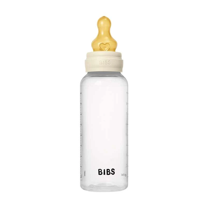 BIBS Boca - Set za cuclanje - Plastika - Lateks/Srednji protok/Okrugla - 270 ml. - Slonovač
