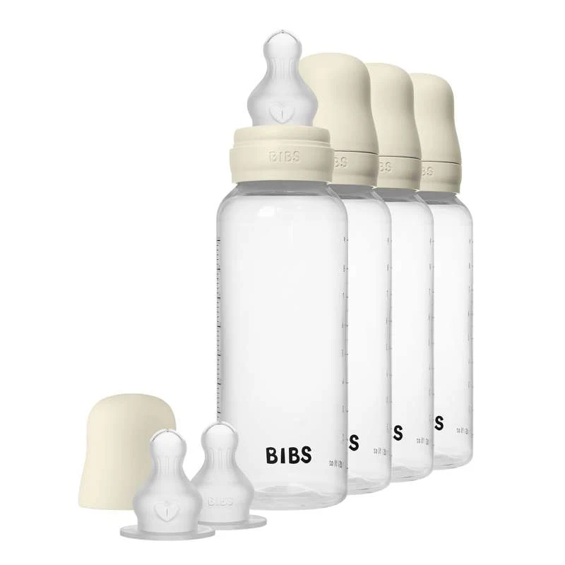 BIBS Boca - Set za dude - 4 kom. - Plastika - Silikon - 270 ml. - Slonovač