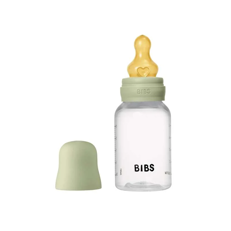BIBS Boca - Set za dude - Plastika - Lateks/Spori protok/Okrogla - 150 ml. - Salvia