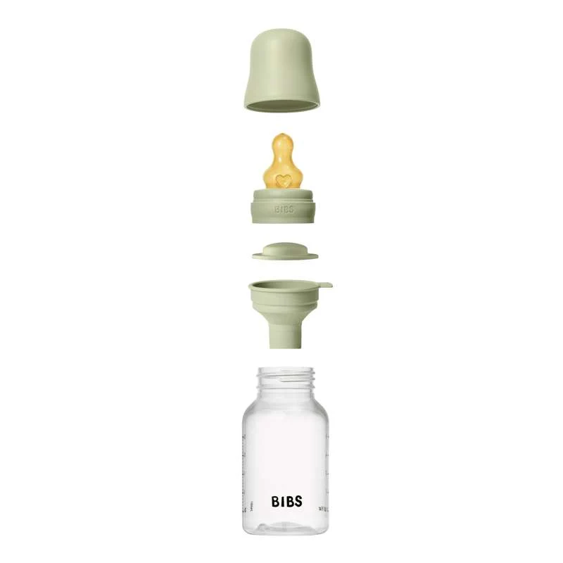 BIBS Boca - Set za dude - Plastika - Lateks/Spori protok/Okrogla - 150 ml. - Salvia