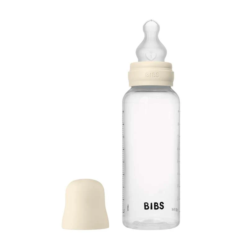 BIBS Boca - Set za dude - Plastika - Silikon / Srednji protok / Okruglo - 270 ml. - Slonovač