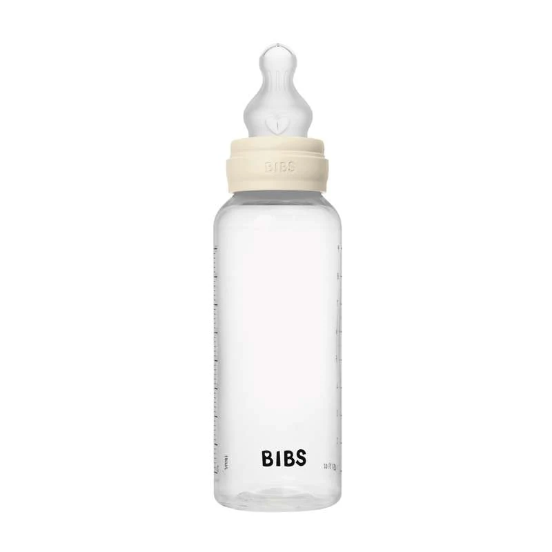 BIBS Boca - Set za dude - Plastika - Silikon / Srednji protok / Okruglo - 270 ml. - Slonovač