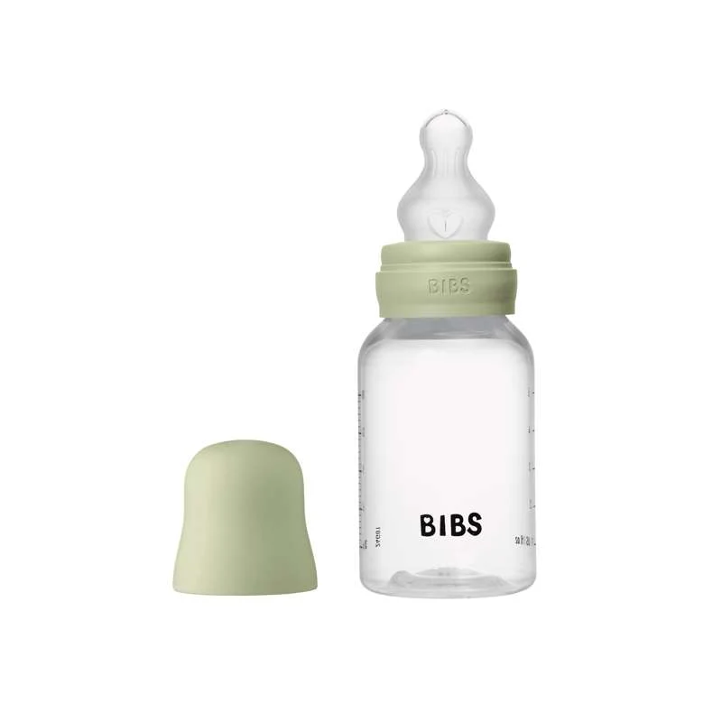 BIBS Boca - Set za dude - Plastika - Silikon/Sporo protok/Okrogla - 150 ml. - Salvia
