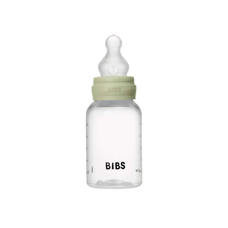 BIBS Boca - Set za dude - Plastika - Silikon/Sporo protok/Okrogla - 150 ml. - Salvia