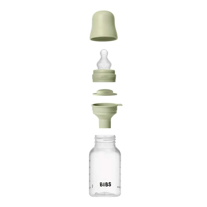 BIBS Boca - Set za dude - Plastika - Silikon/Sporo protok/Okrogla - 150 ml. - Salvia