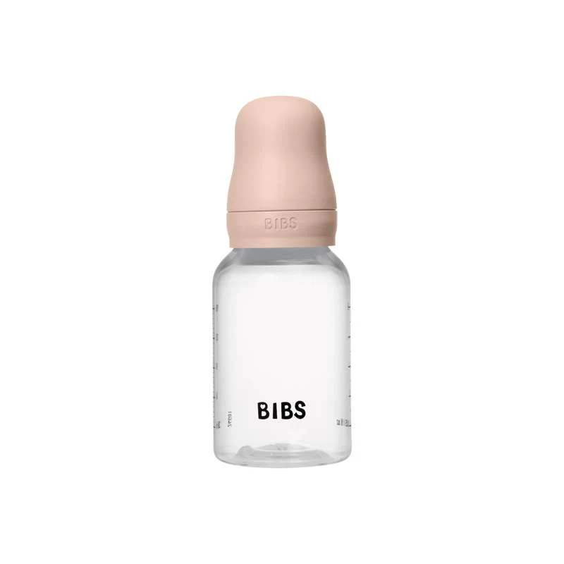 BIBS Boca - Set za sisanje - Plastika - Silikon/Spora struja/Okrogla - 150 ml. - Ružičasta