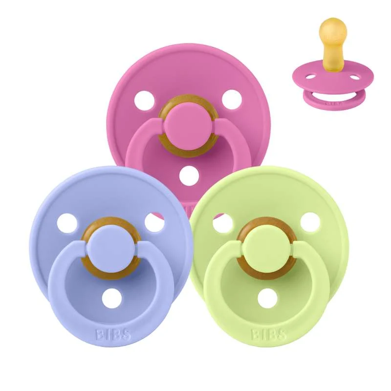 Bibs Okrugla Colour Duda - bundle - 3 kom. - vel. 2 - Slatki sorbet