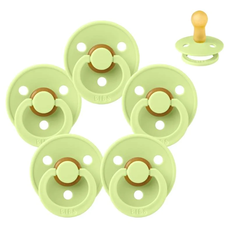 Bibs Okrugla Colour Duda - bundle - 5 kom. - vel. 2 - Matcha
