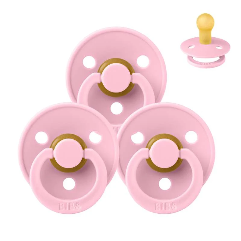 Bibs Okrugla Colour Duda - bundle - 3 kom. - vel. 1 - Baby ružičasta