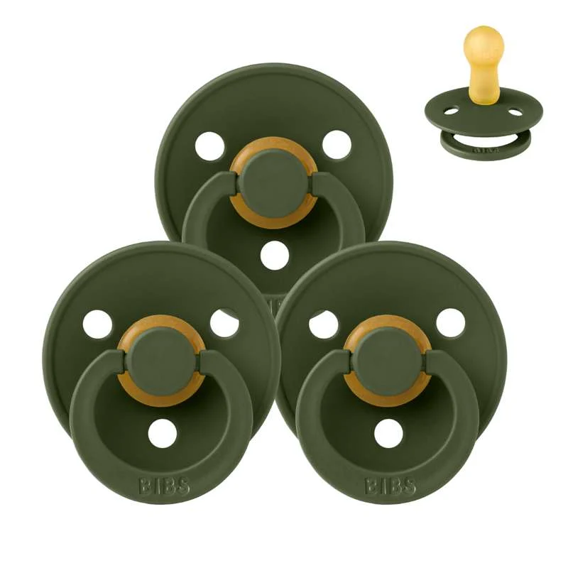 Bibs Okrugla Colour Duda - bundle - 3 kom. - vel. 2 - Hunter Green