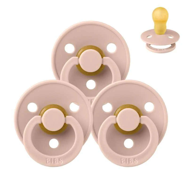 Bibs Okrugla Colour Duda - bundle - 3 kom. - vel. 3 - Blush