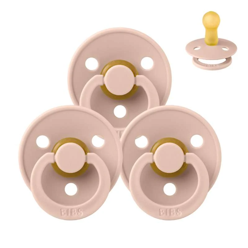 Bibs Okrugla Colour Duda - bundle - 3 kom. - vel. 2 - Blush