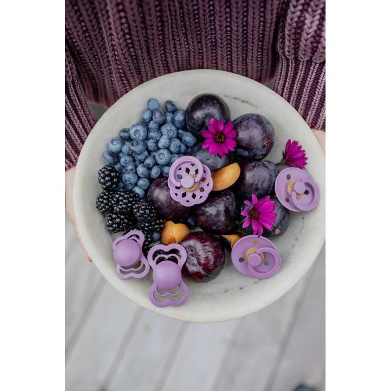 Bibs Okrugla Colour Duda - bundle - 8 kom. - vel. 2 - Mauve