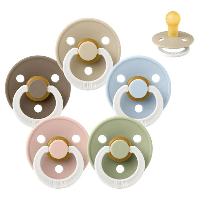 Bibs Okrugla Colour Duda - bundle - 5 kom. - vel. 1 - Spavaj čvrsto, malo! - GLOW