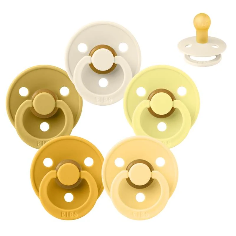 Bibs Okrugla Colour Duda - bundle - 5 kom. - vel. 1 - Pusti sunce unutra