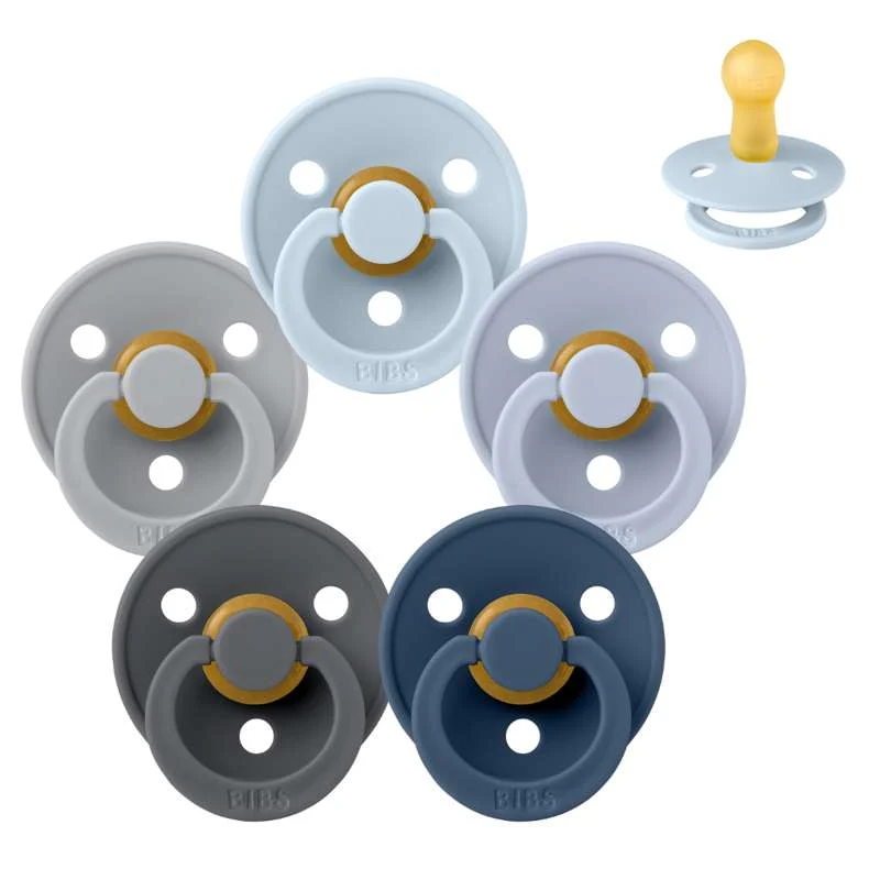 Bibs Okrugla Colour Duda - bundle - 5 kom. - vel. 2 - Ocean Storm